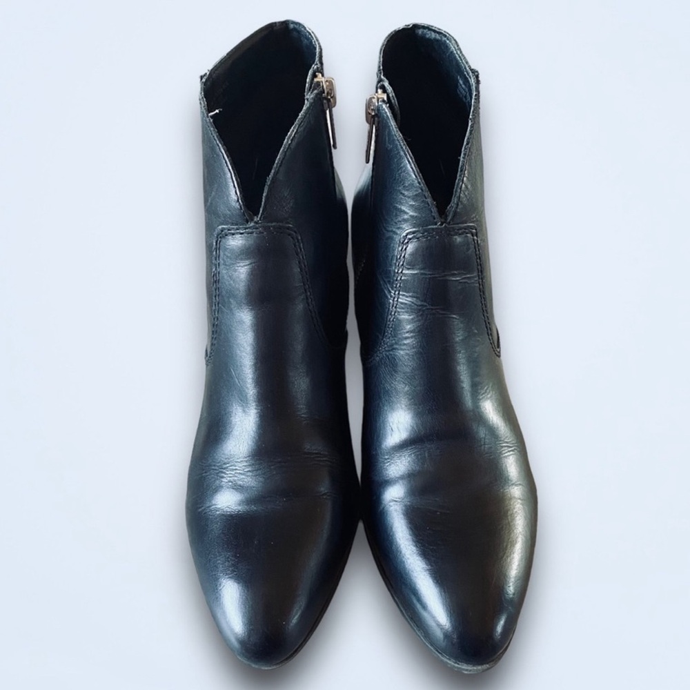 Frye Womens Jennifer Leather Ankle Booties Black